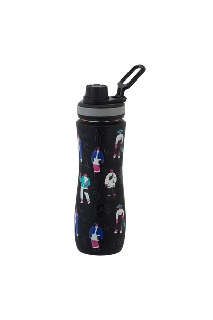 Sipper -  Genz Fashion Print Pure Copper Bottle
