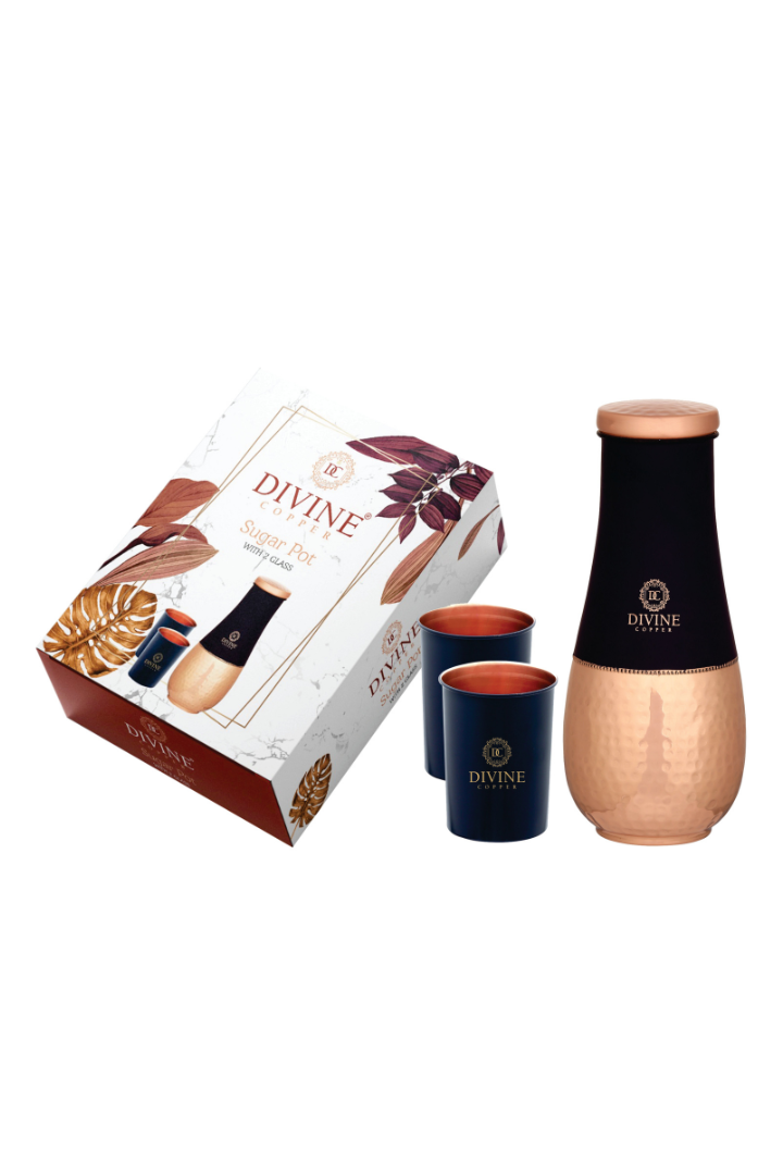 Tulip Jar 1600ml with 2 Glass Gift Pack