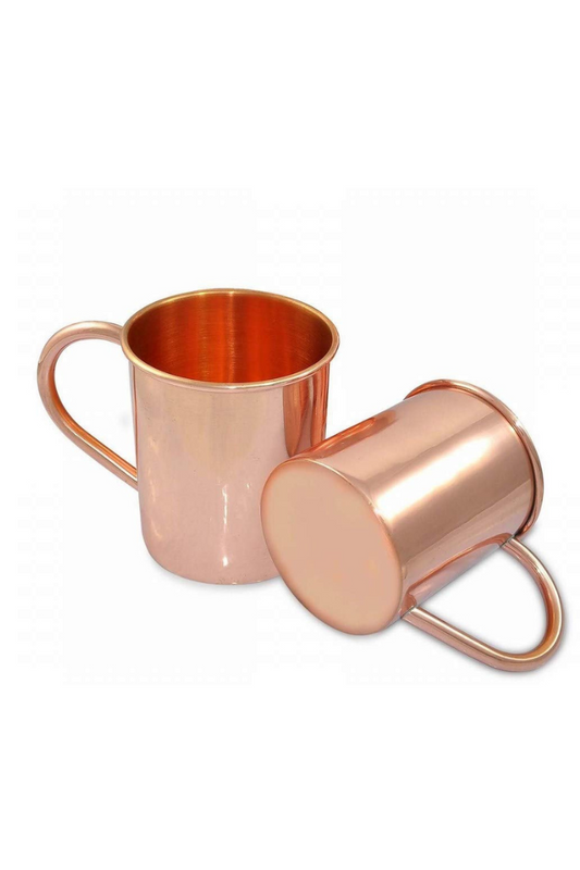 STRAIGHT COPPER MULE MUG GIFTING SET
