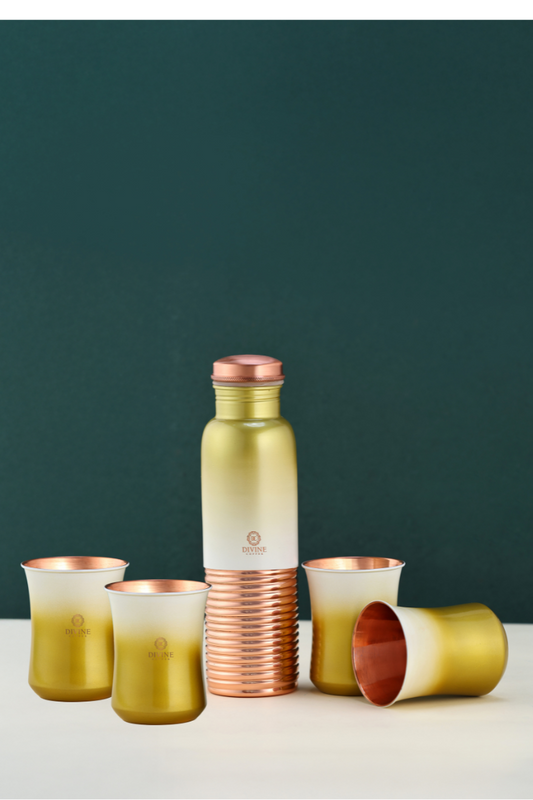 PIE MULTISHADE BOTTLE WITH 4 GLASS -GIFT SET