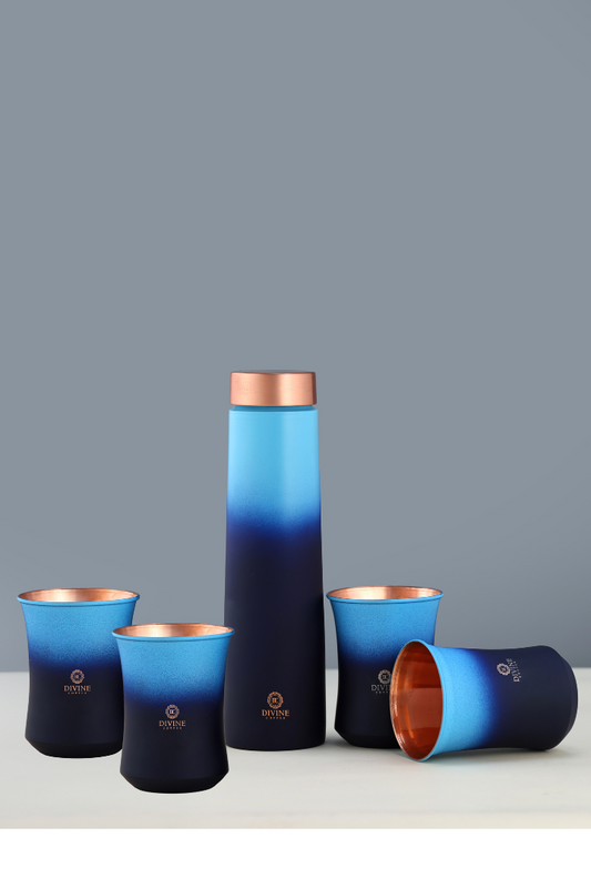 ECLAIR MULTISHADE BOTTLE WITH 4 GLASS- GIFT SET