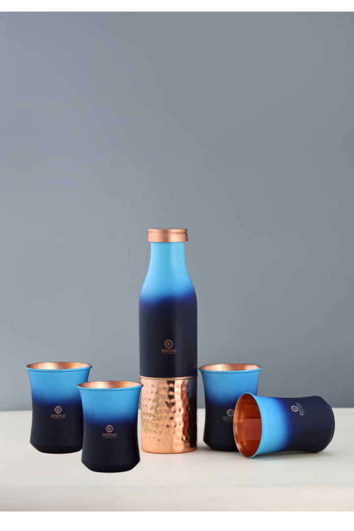 BMC MULTISHADE BOTTLE WITH 4 GLASS -GIFT SET