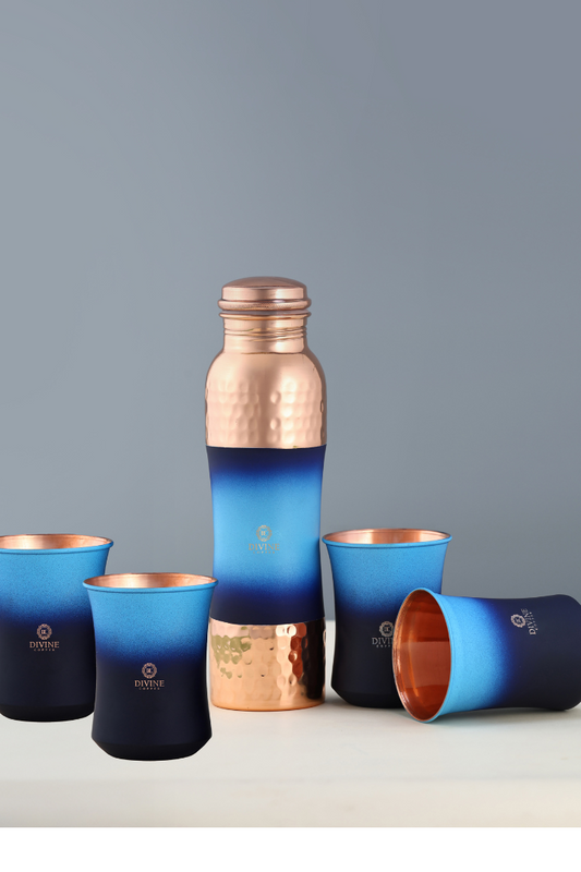 PIE MULTISHADE BOTTLE WITH 4 GLASS- GIFT SET