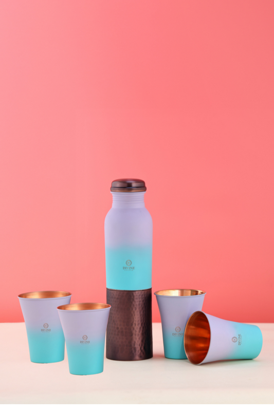 PIE MULTISHADE BOTTLE WITH 4 GLASS -GIFT PACK