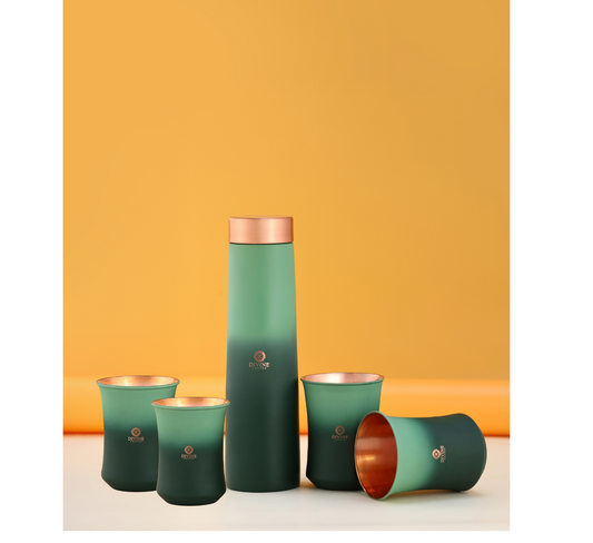 ECLAIR MULTISHADE BOTTLE WITH 4 GLASS GIFT SET