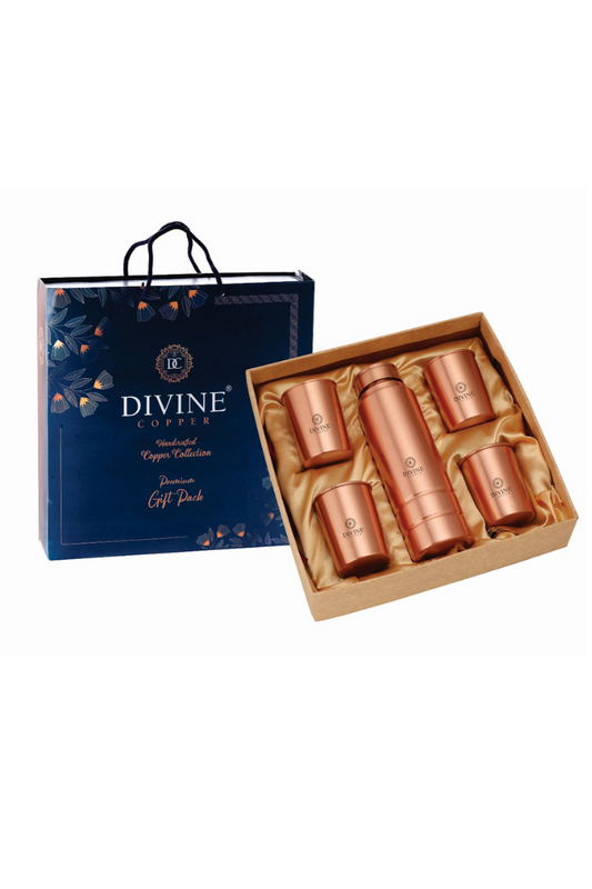 KING PLAIN WITH 4 GLASS GIFT PACK