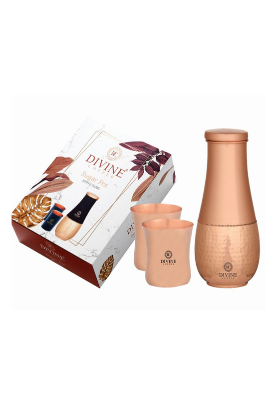 Tulip Jar 1600ml with 2 Glass Gift Pack