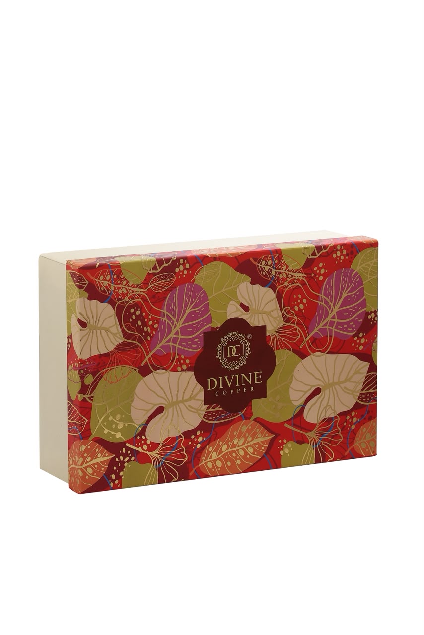 Brass Masala box & Ghee Pot Gift Combo