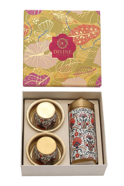 Brass Coffee filter & dabara Gift Pack