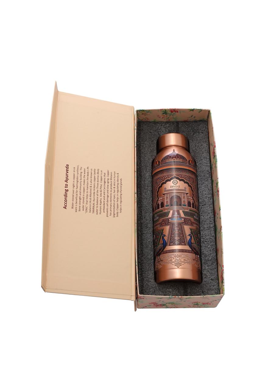 Oreo -Indian Garden Pure Copper Bottle Gift Set