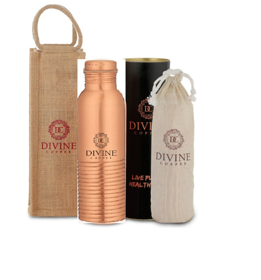 PIE-  Multi Ring Pure Copper Bottle
