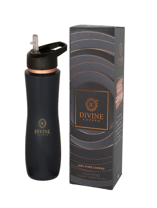CURVE SIPPER-black pure copper bottle