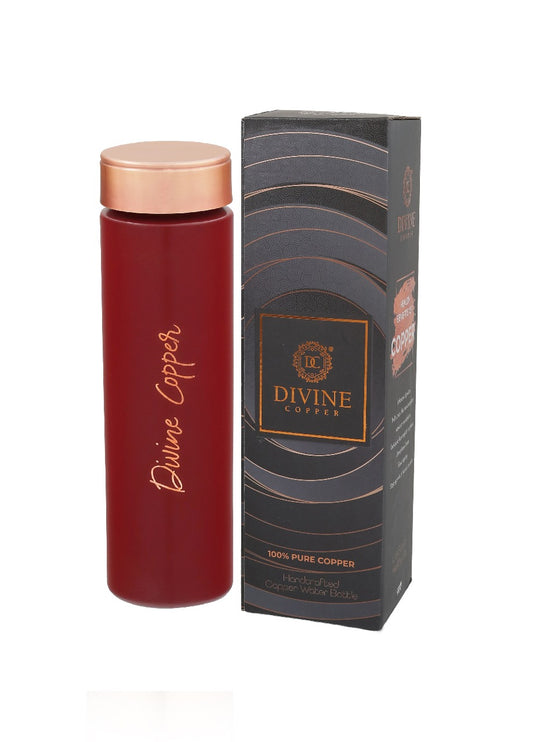JELLY Red- Pure Copper water Bottle