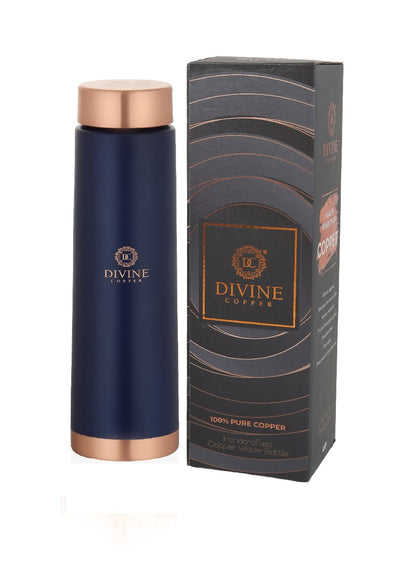 ECLAIR Blue -Pure copper water bottle