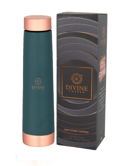ECLAIR Green-Pure copper water bottle