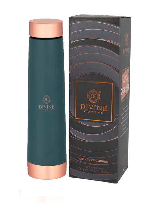 ECLAIR Green-Pure copper water bottle