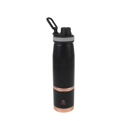 DOUGHNUT-BLACK Pure Copper Water Bottle
