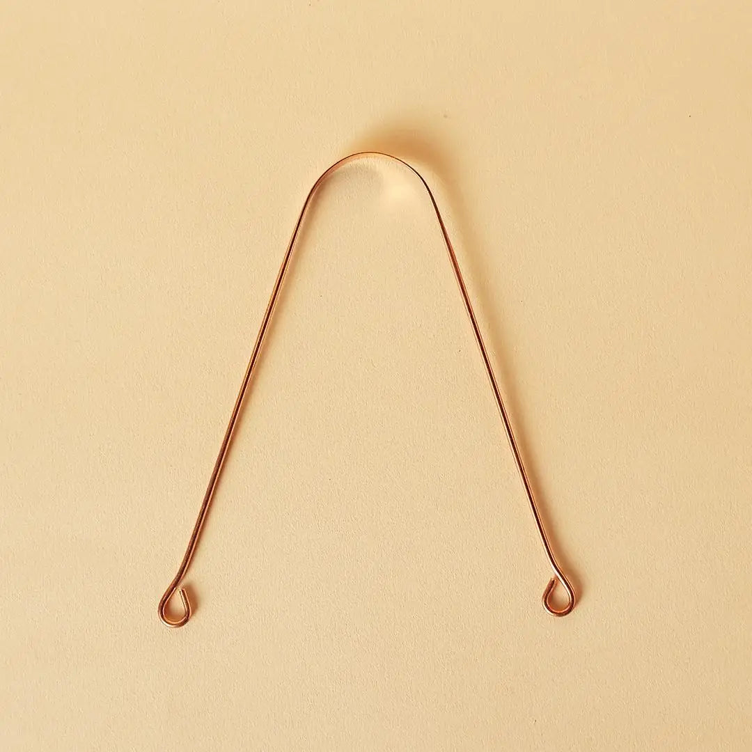 Pure Copper tongue cleaner, Light weight - Pack of 2