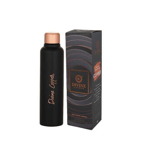 BITA Black -Pure Copper Water Bottle