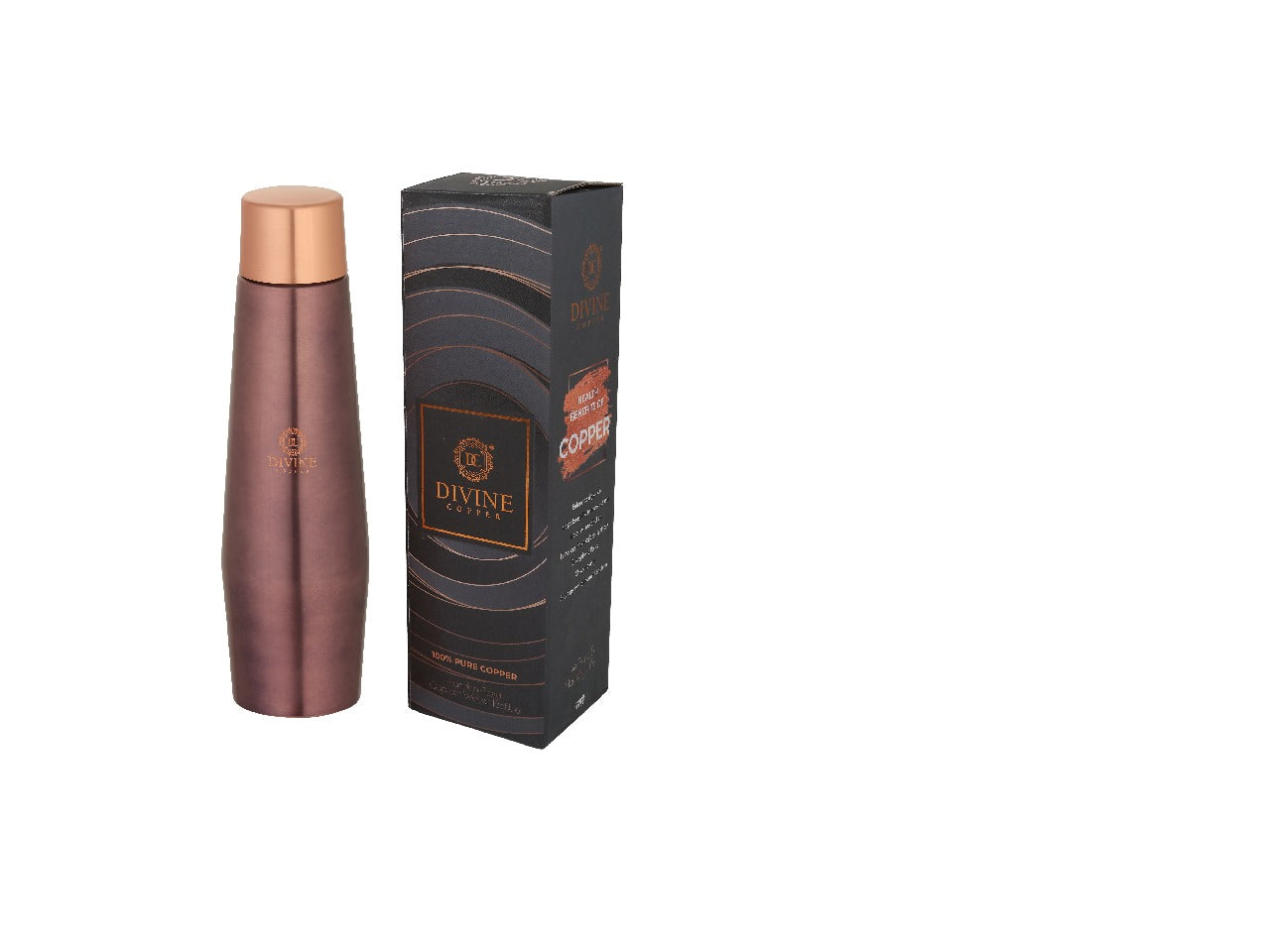 CROWN-Antique Copper Pure Copper Water Bottle