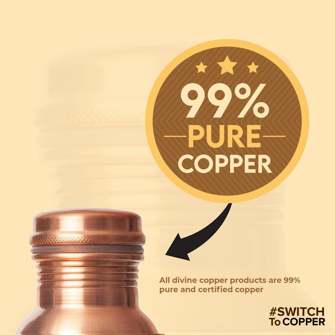 Pure Copper Plain Jug 1.5 ltr