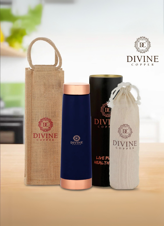 Pure Copper Bottle - Eclair 700ml All colours