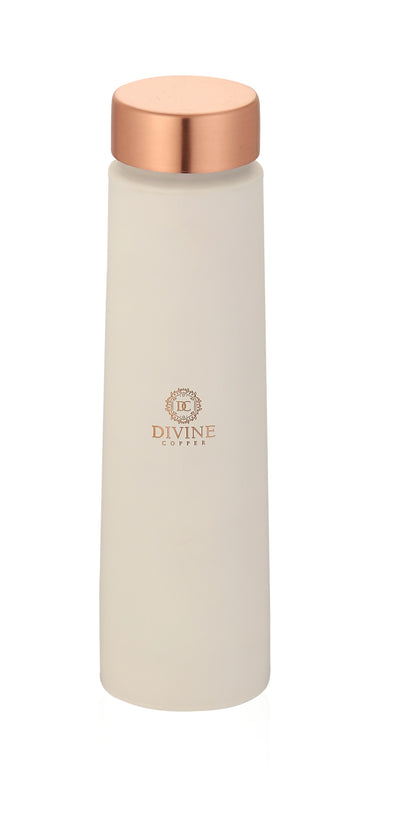 Eclair pearl 900ml Pure copper bottle with Free Jute carry bag