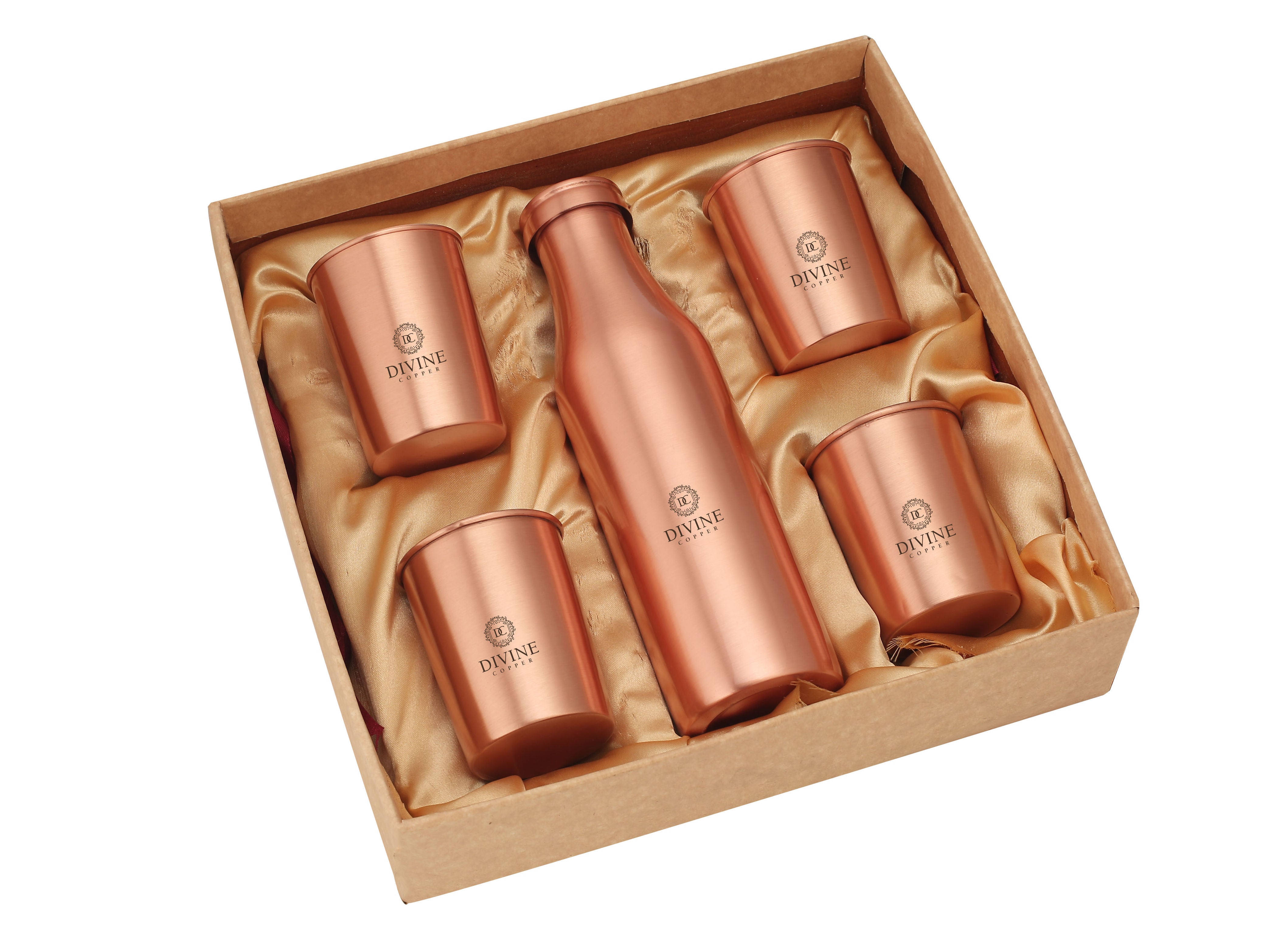 Copper Bottle Gift Set, Size: 1000 ML at Rs 899/set in Moradabad | ID:  2852735247862