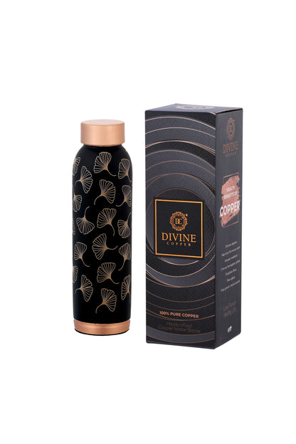 Oreo - Mashroom Pure Copper Bottle (Black)