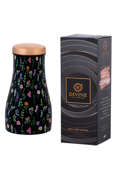 JAR - Daisy Flower Print Pure Copper Jar