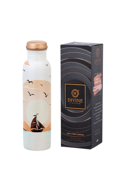 PIE - Sunset Print Pure Copper Bottle