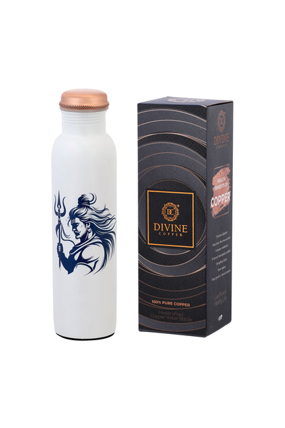 PIE - Shiv Print Pure Copper Bottle