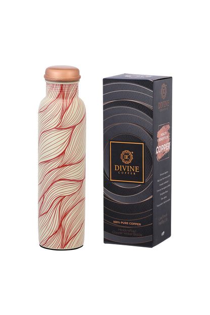 PIE -  Line Print Pure Copper Bottle