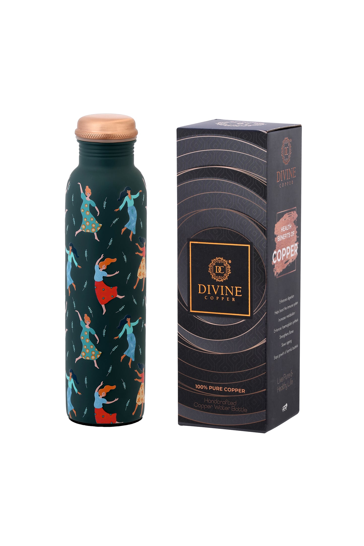 PIE - Dancing Girl Pure Copper Bottle