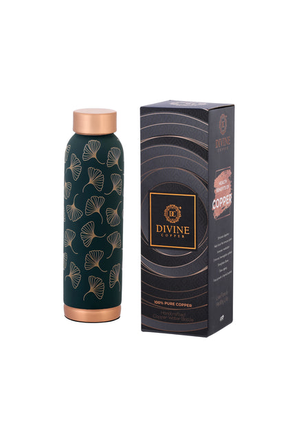 Oreo - Mashroom Print Pure Copper Bottle