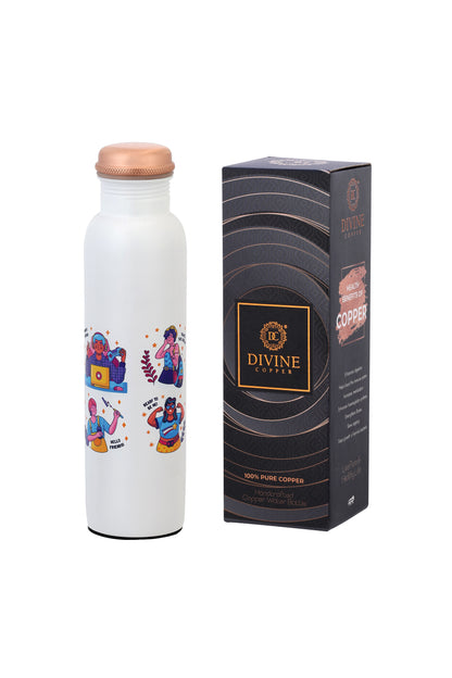 PIE - Genz Print With Pure Copper Bottle