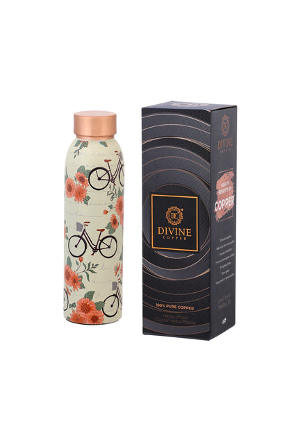 Oreo - Cycle Print Pure Copper Bottle