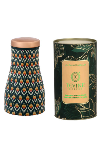 JAR -  Retro Print Pure Copper Jar