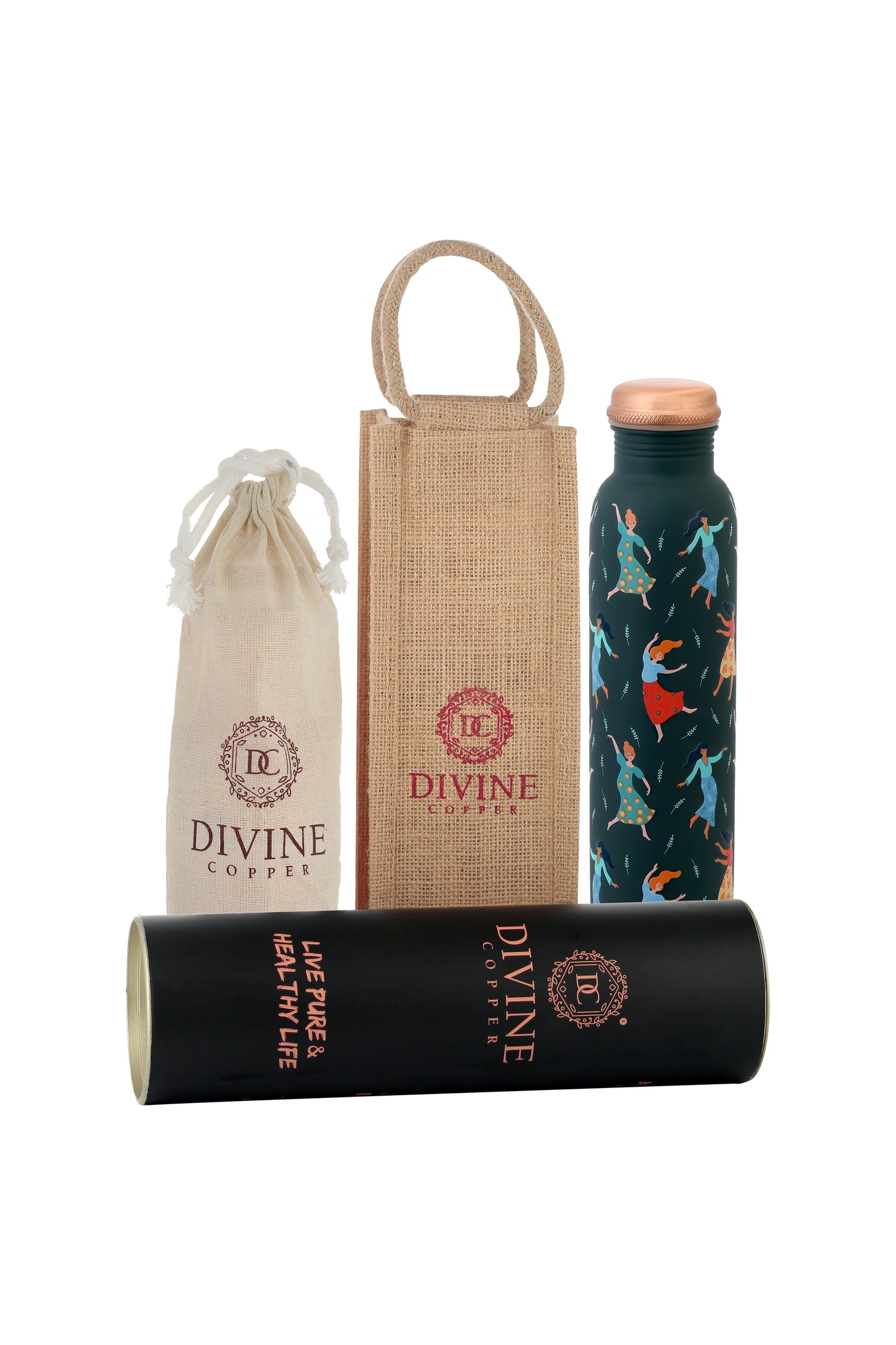 PIE - Dancing Girl Pure Copper Bottle