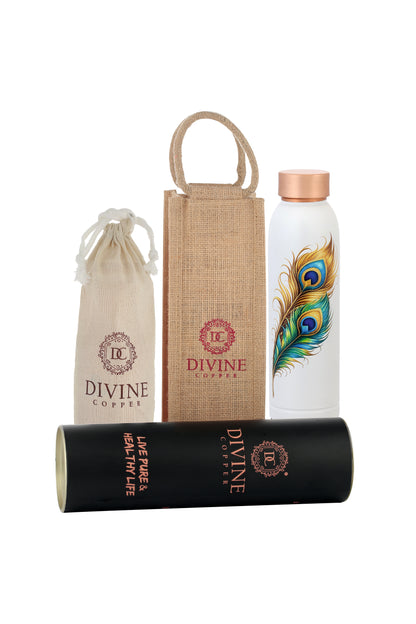 Oreo -  Morpankh Print Pure Copper Bottle