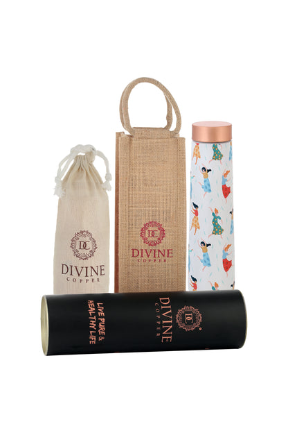 Eclair - Dancing Girl Pure Copper Bottle