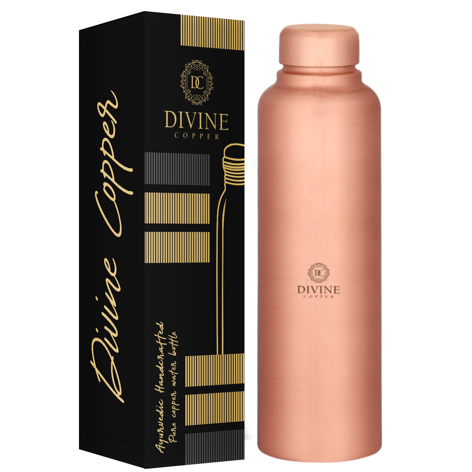 Pure Copper Bottle  - BEETA PLAIN 950ml