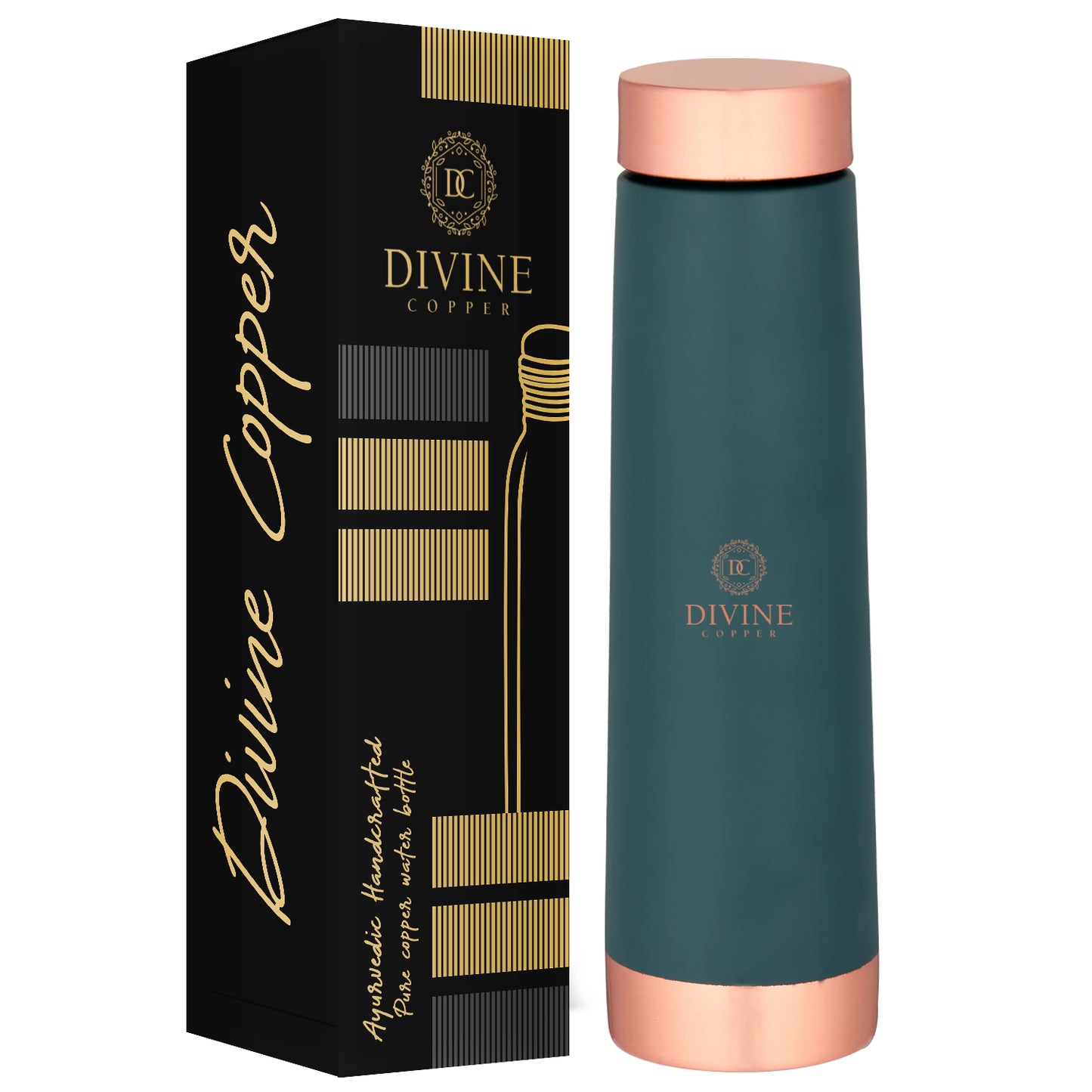 Pure Copper Bottle - Eclair 700ml All colours