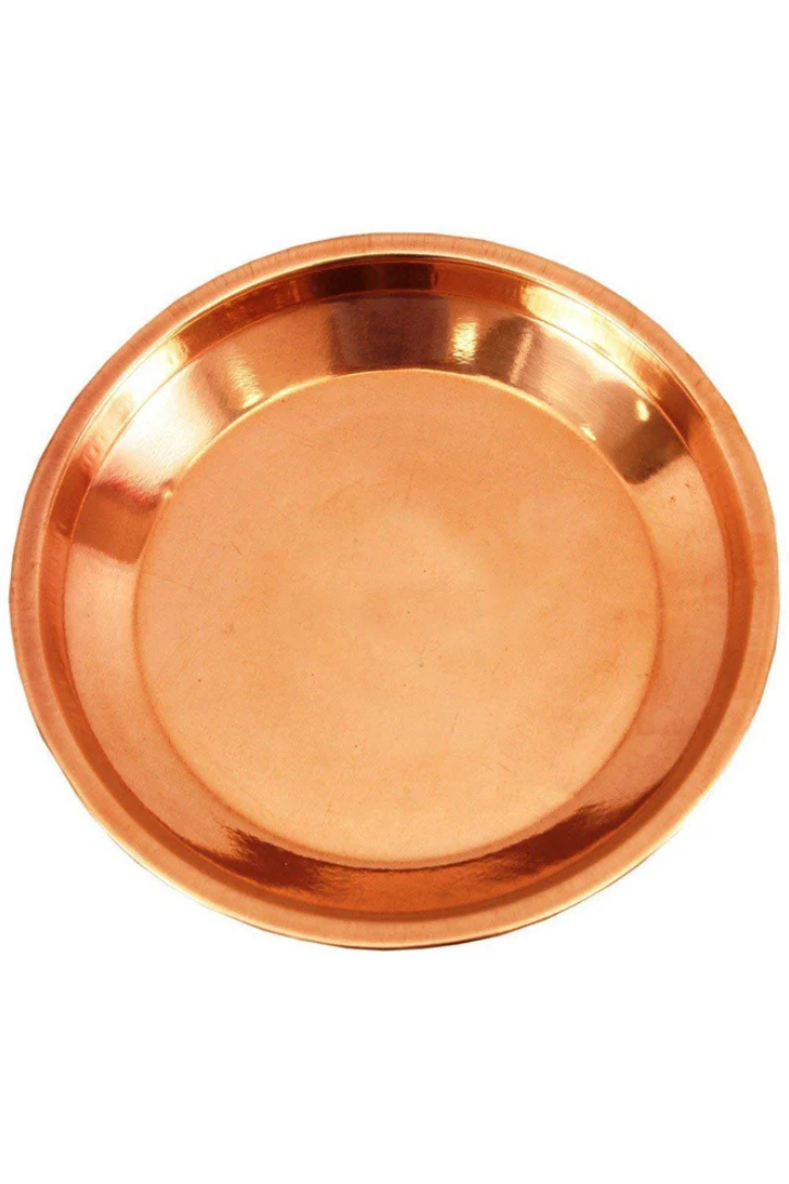 PURE COPPER POOJA THALI