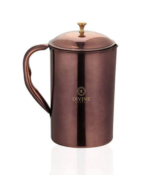 PURE COPPER JUG-PLAIN ANTIQUE