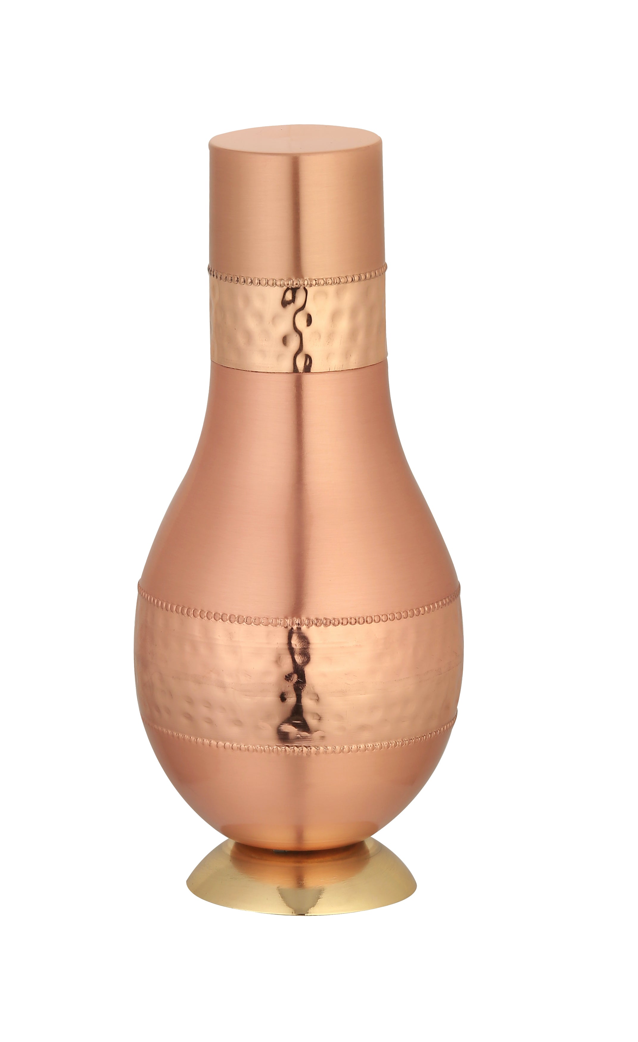 Pure copper goglet Jug 900ml with brass base