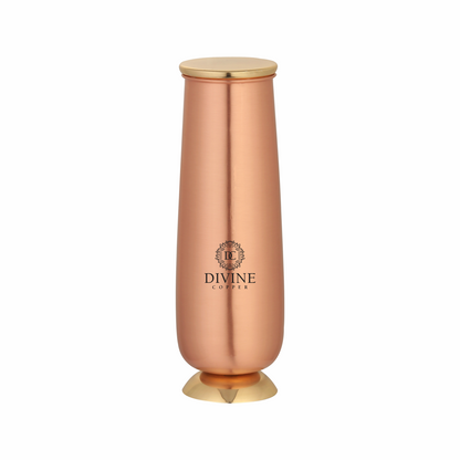 Pure copper Penguin Jar 1000ml with brass base