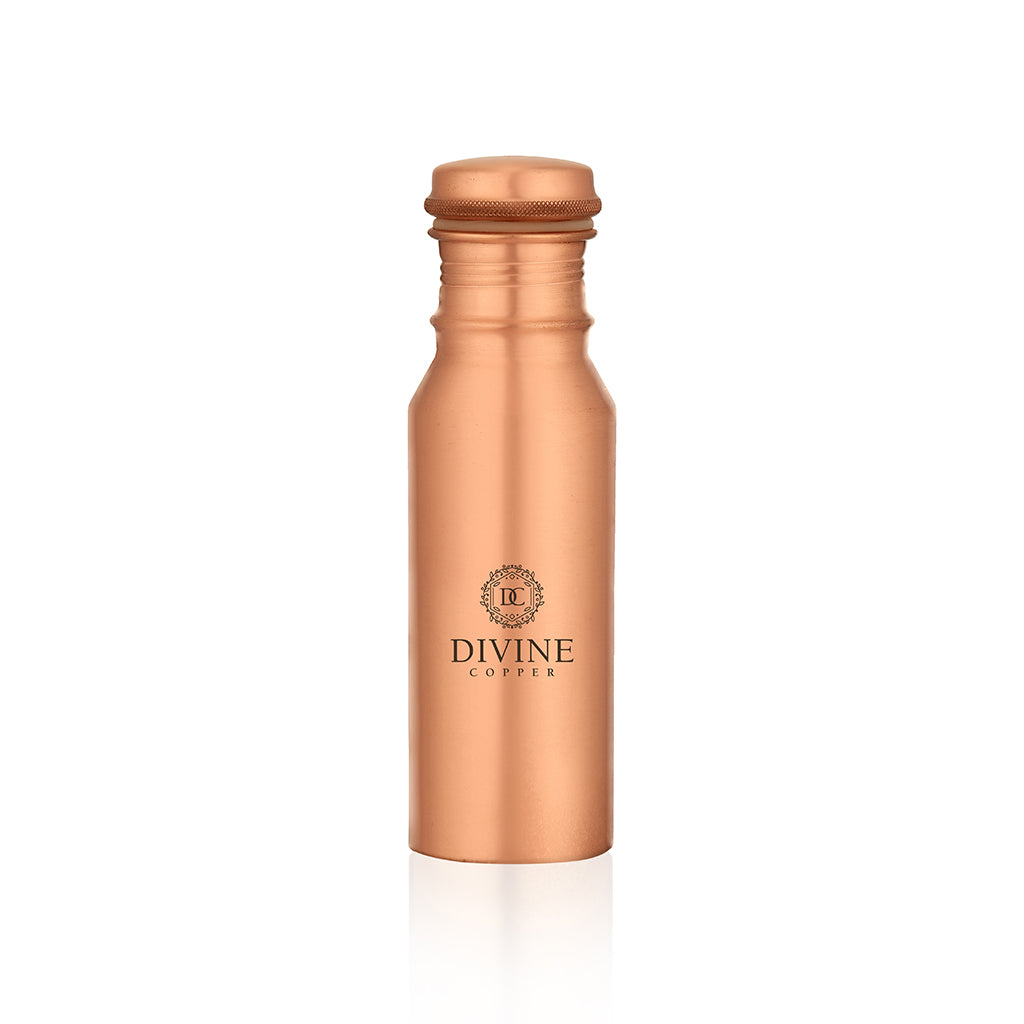 Pure copper tiny bottle 350ml ( suitable for kids & ladies )