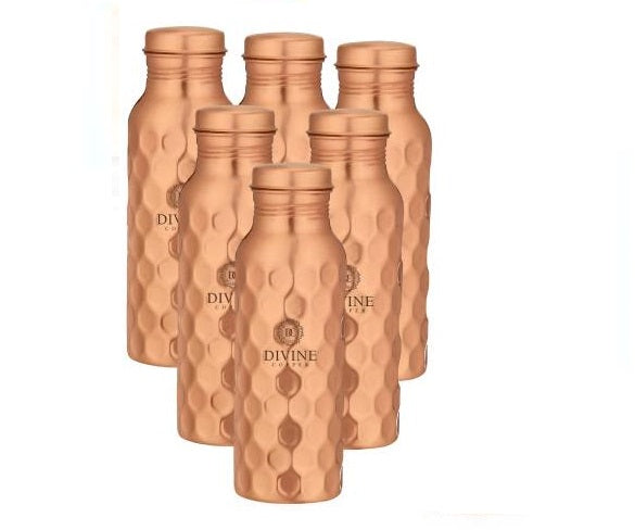 PIE diamond copper bottle 950ml ( pack of 6 combo)