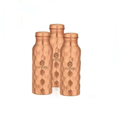 PIE diamond copper bottle 950ml ( pack of 3 combo)